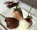 White Chocolate Dipped Strawberries