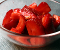 Strawberries with Lemon Sugar