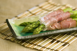 Asparagus wrapped in Prosciutto